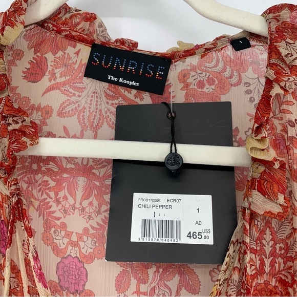 NEW Sunrise by the Kooples Boho Maxi Dress Size 1 - Picture 7 of 12